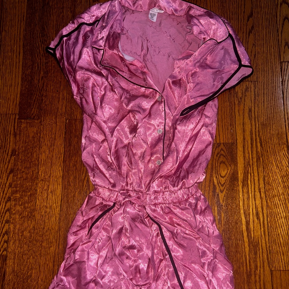 Victoria Secret Satin Sleep Romper